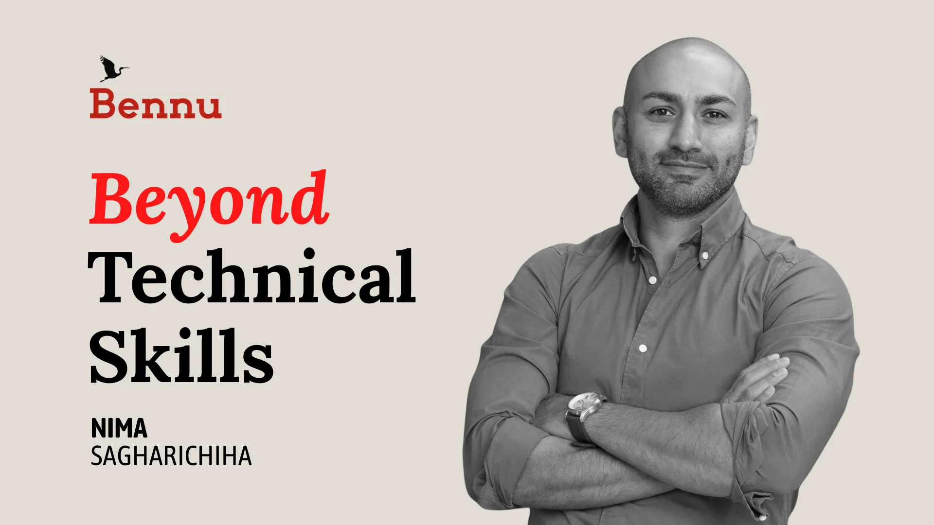 Wide Bennu podcast hero image for Beyond Technical Skills with .