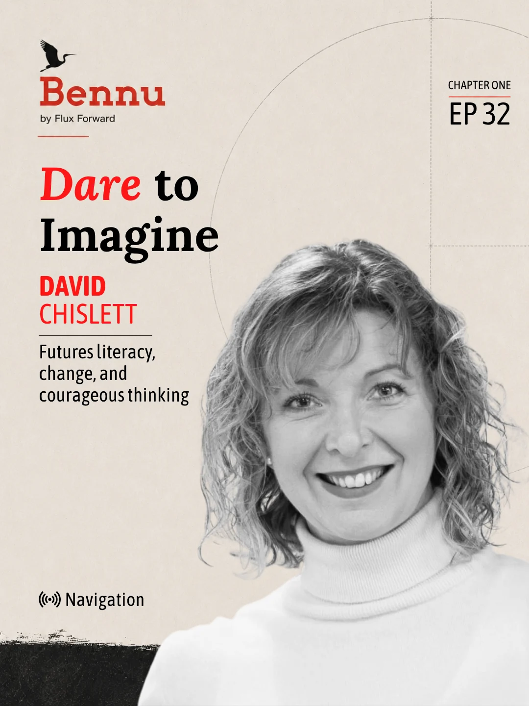 Bennu Chapter One episode cover for Dare to Imagine with Birgitte Velde