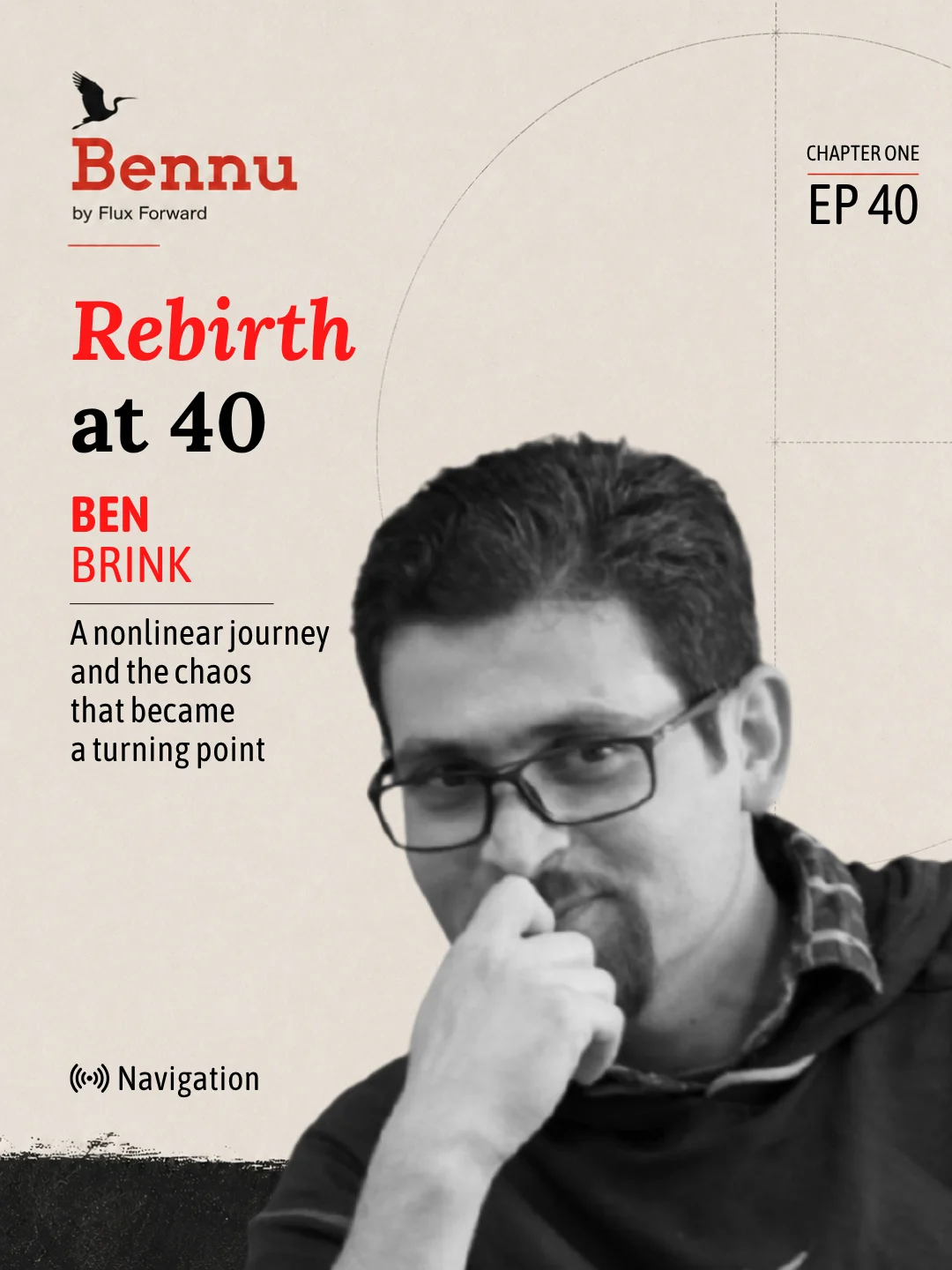 Bennu Chapter One finale cover for Rebirth at 40 with Ben